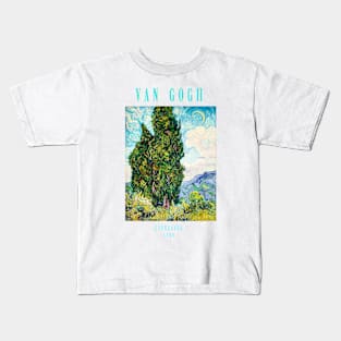 Van gogh cypress Kids T-Shirt